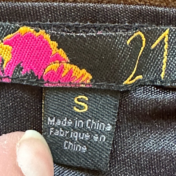 Forever 21 Black Mini Slip Dress Twisted padded Sweetheart Front SZ S. - Picture 7 of 11